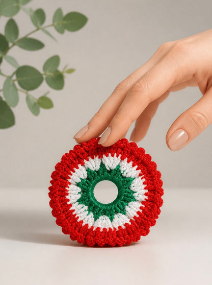 Scrunchie hair a crochet Mexico