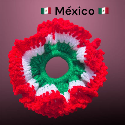 Scrunchie hair a crochet Mexico