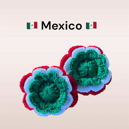 Scrunchie hair Flor de Mexico (pack x2)