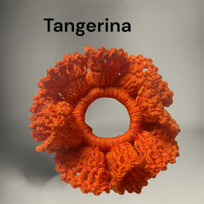 Scrunchies Hair Crochet - TANGERINA